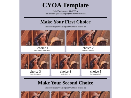cyoa screenshot