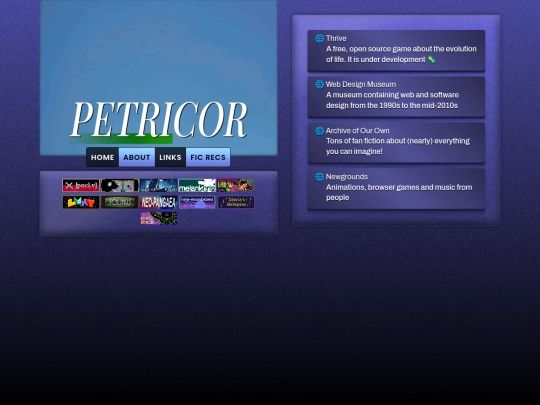links screenshot