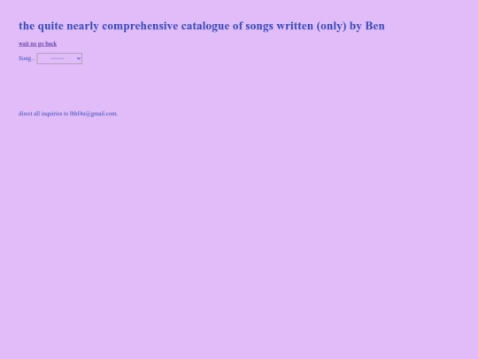 tunes/catalogue screenshot