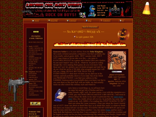 cultcraze/character/kancorn screenshot