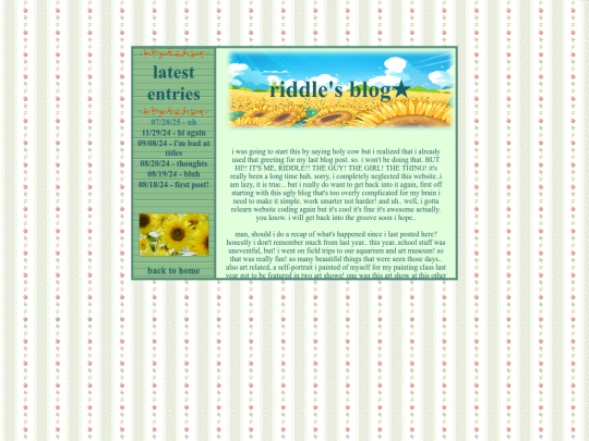 blog screenshot