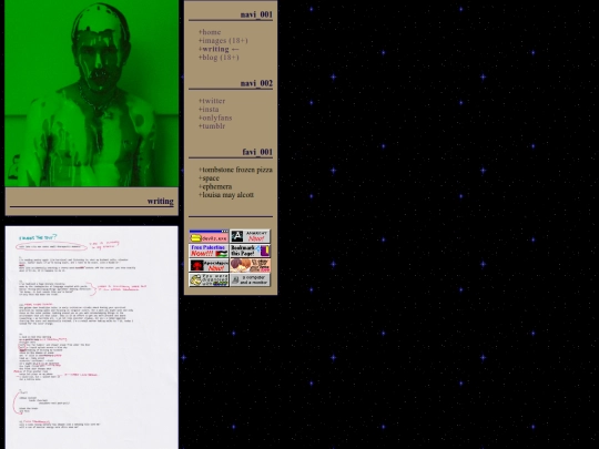 writing screenshot