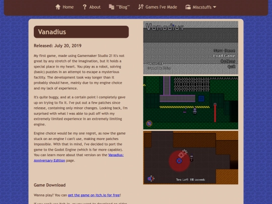 games/vanadius screenshot