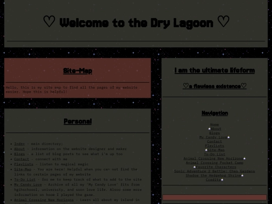 pages/sitemap screenshot
