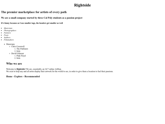 index screenshot