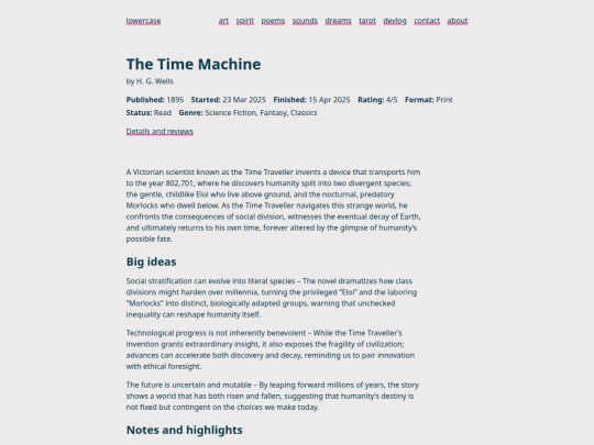 books/the-time-machine screenshot