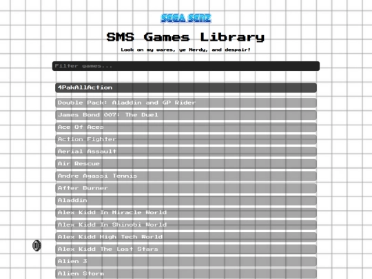 library screenshot
