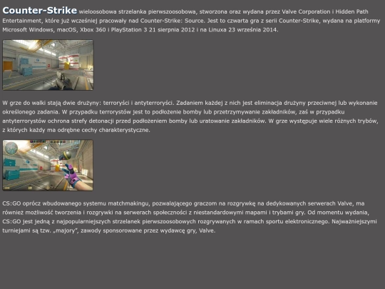 projekt/podstrony/cs2 screenshot