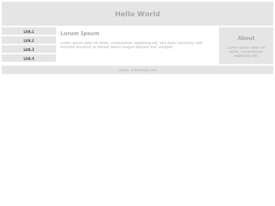 samples/templates/webpageblanklayout screenshot