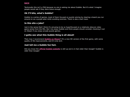 faq screenshot