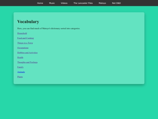 vocab screenshot