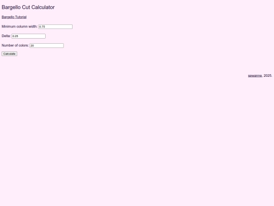 tools/bargello screenshot