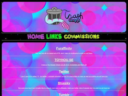 Links screenshot