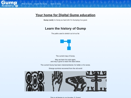 gumpacademy screenshot