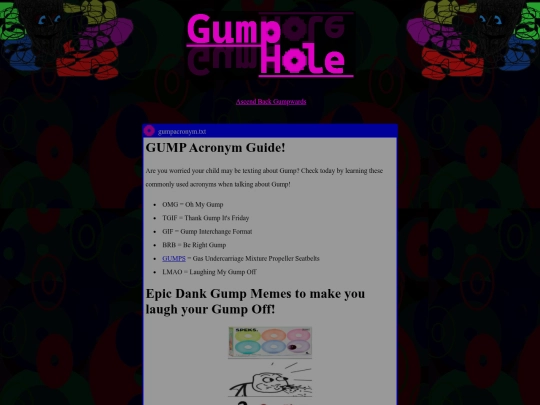 gumphole screenshot