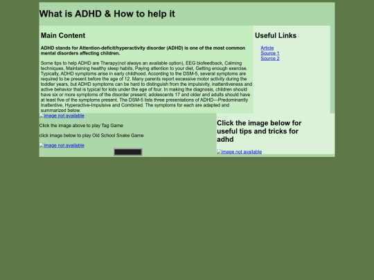 ADHD Website code/index_website screenshot