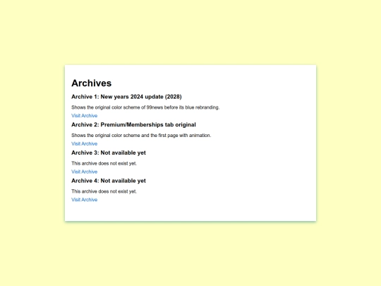 archive screenshot