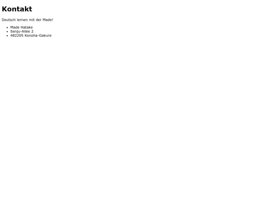contact screenshot