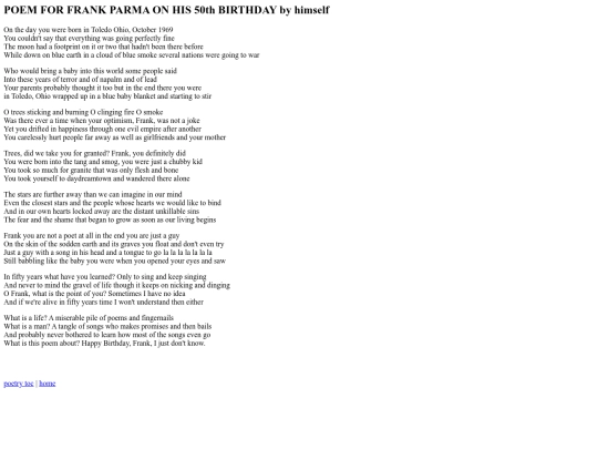 POEMS/happybirthdayfrank screenshot