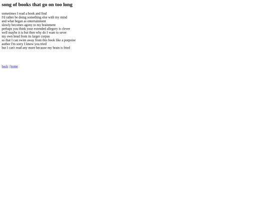 POEMS/long books screenshot