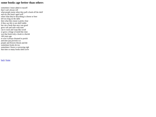 POEMS/not aging well screenshot