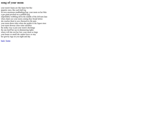 POEMS/songofyourmom screenshot