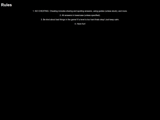 rules screenshot