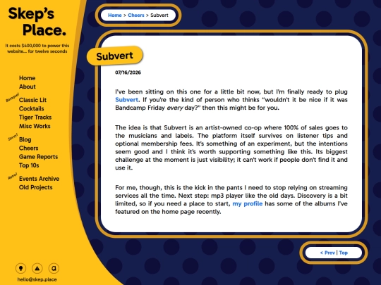 cheers/2026/12-subvert screenshot