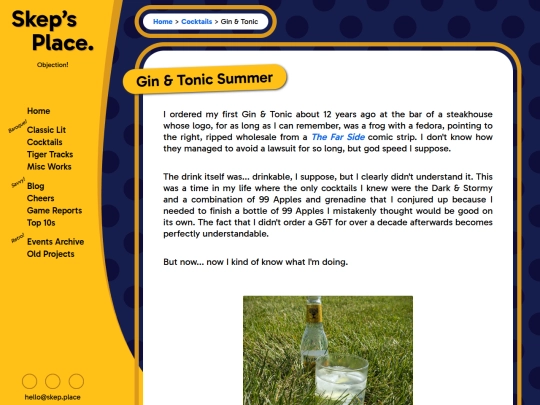 cocktails/gin-tonic screenshot