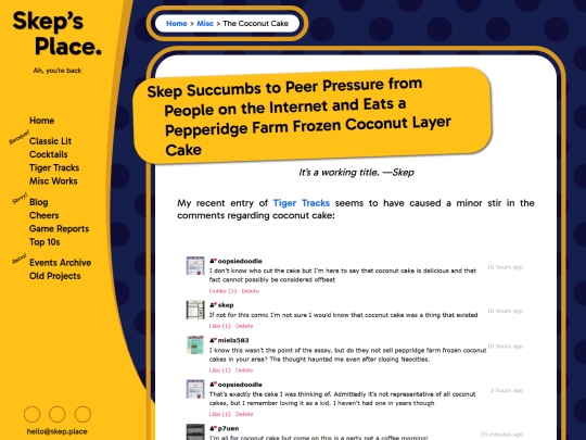 misc/cake screenshot