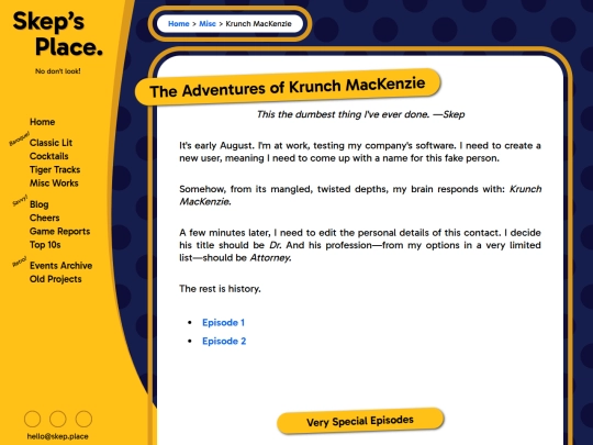 misc/krunch screenshot