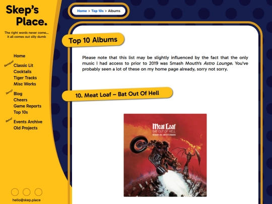 top-10s/albums screenshot
