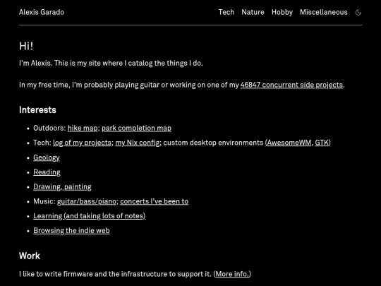 index screenshot