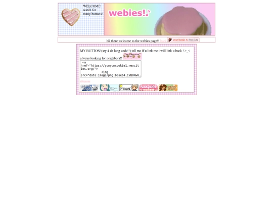 yummycookieswebies screenshot