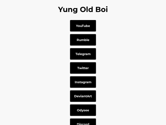 Linktree screenshot