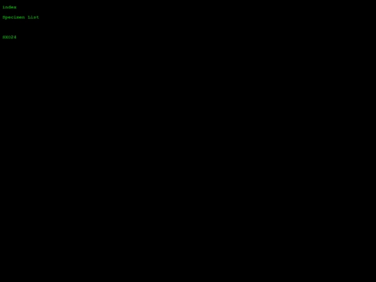 specimen_list screenshot