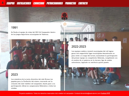 conocenos screenshot