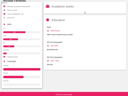 portfoliow3 screenshot