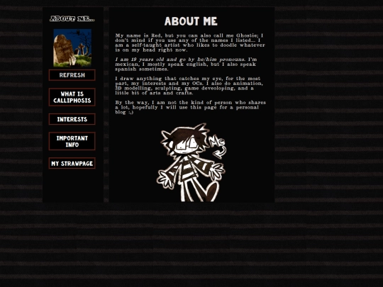 aboutme screenshot