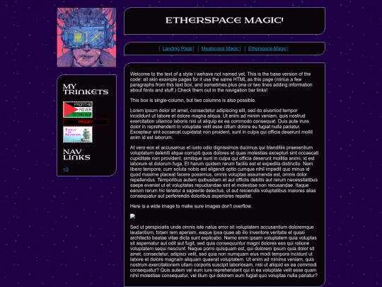 etherspace screenshot