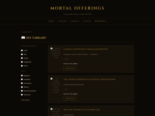 library screenshot