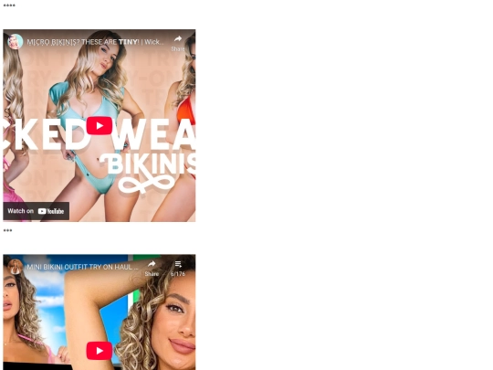 SexiestWickedWeaselBikiniModels screenshot