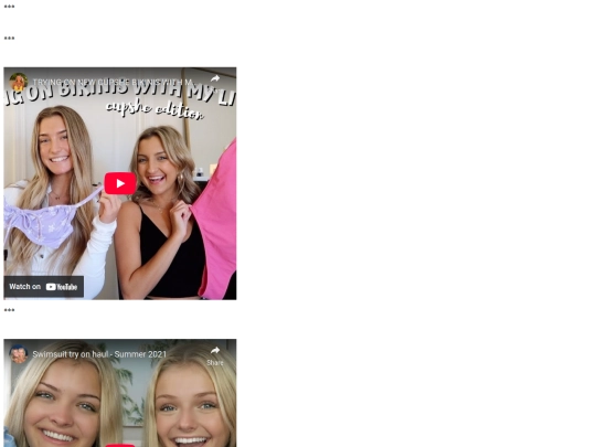 SummerBikiniTryOnHaul screenshot