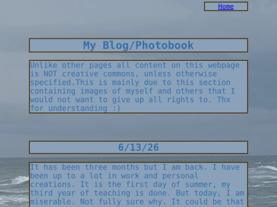 My Blog_Photobook screenshot