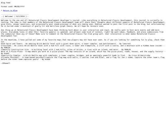 blog-feed screenshot