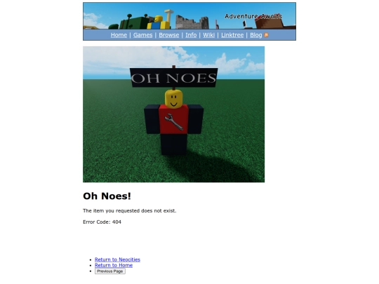 not_found screenshot
