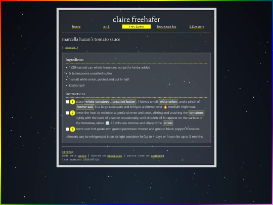 recipes/sauces/pasta-sauce/marcella-hazans-tomato-sauce screenshot