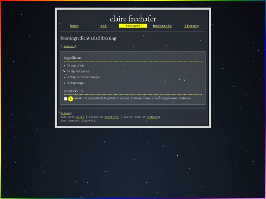 recipes/sauces/salad-dressing/four-ingredient-salad-dressing screenshot