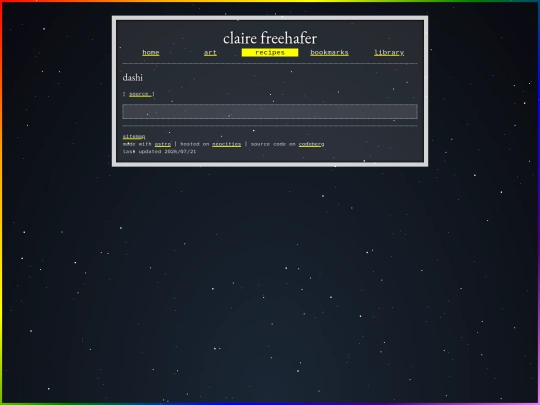 recipes/sauces/stock/dashi screenshot