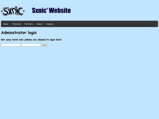 adminlogin screenshot